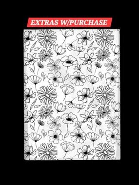 15ct. 19x24 Polymailers Floral Black/White Thank Cards/Stickers ✨️PRICE FIRM✨️